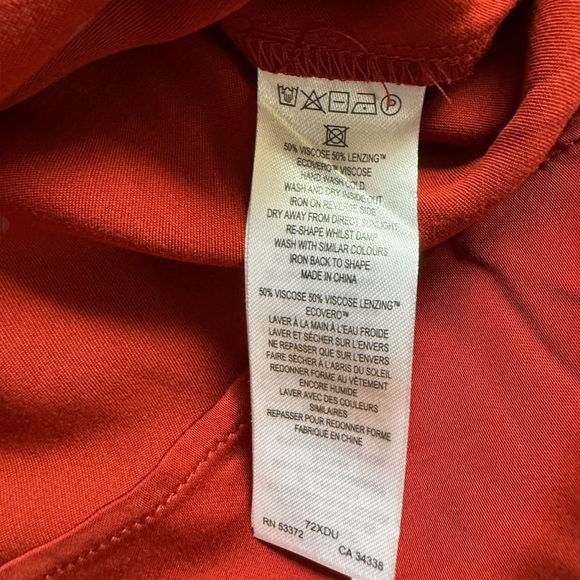 French Connection Satin Button Up Shirt - Picture 6 of 8